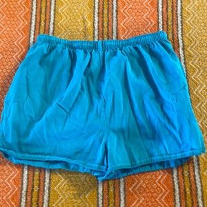 Vintage turquoise shorts